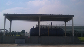 Diesel tank station