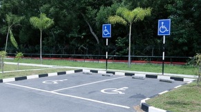 Reserved for Handicaps Priority Parking Area
