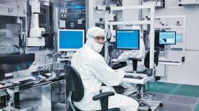 Chips are manufactured using state-of-the-art technology in clean rooms, which contain tools that each performs a single step in the manufacturing process.