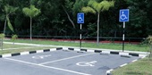 Reserved for Handicaps Priority Parking Area