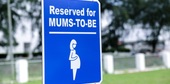 Reserved for Mums to Be Priority Parking Area